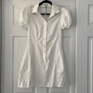 NWT We Wore What Elle White Dress Size S/P